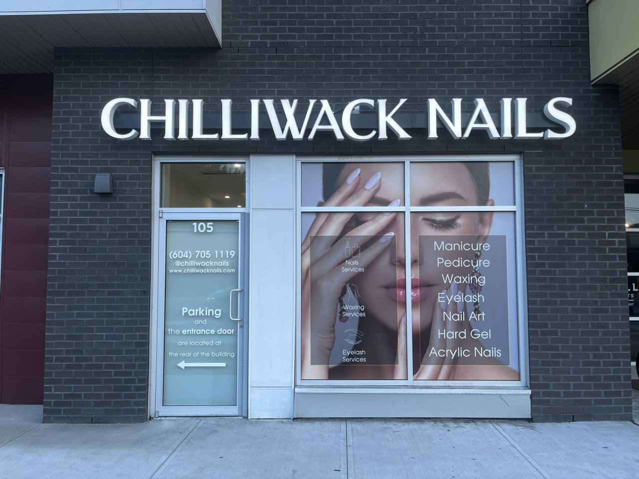 Complete Storefront Package for a nail salon