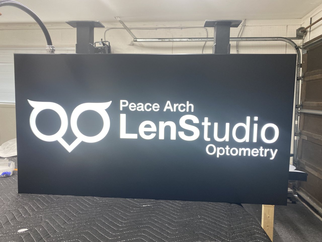 Front-Lit Channel Letters for Lens Studio in Langley